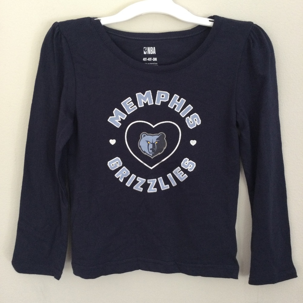 Memphis Grizzlies Girls 3T Shirt New with tag